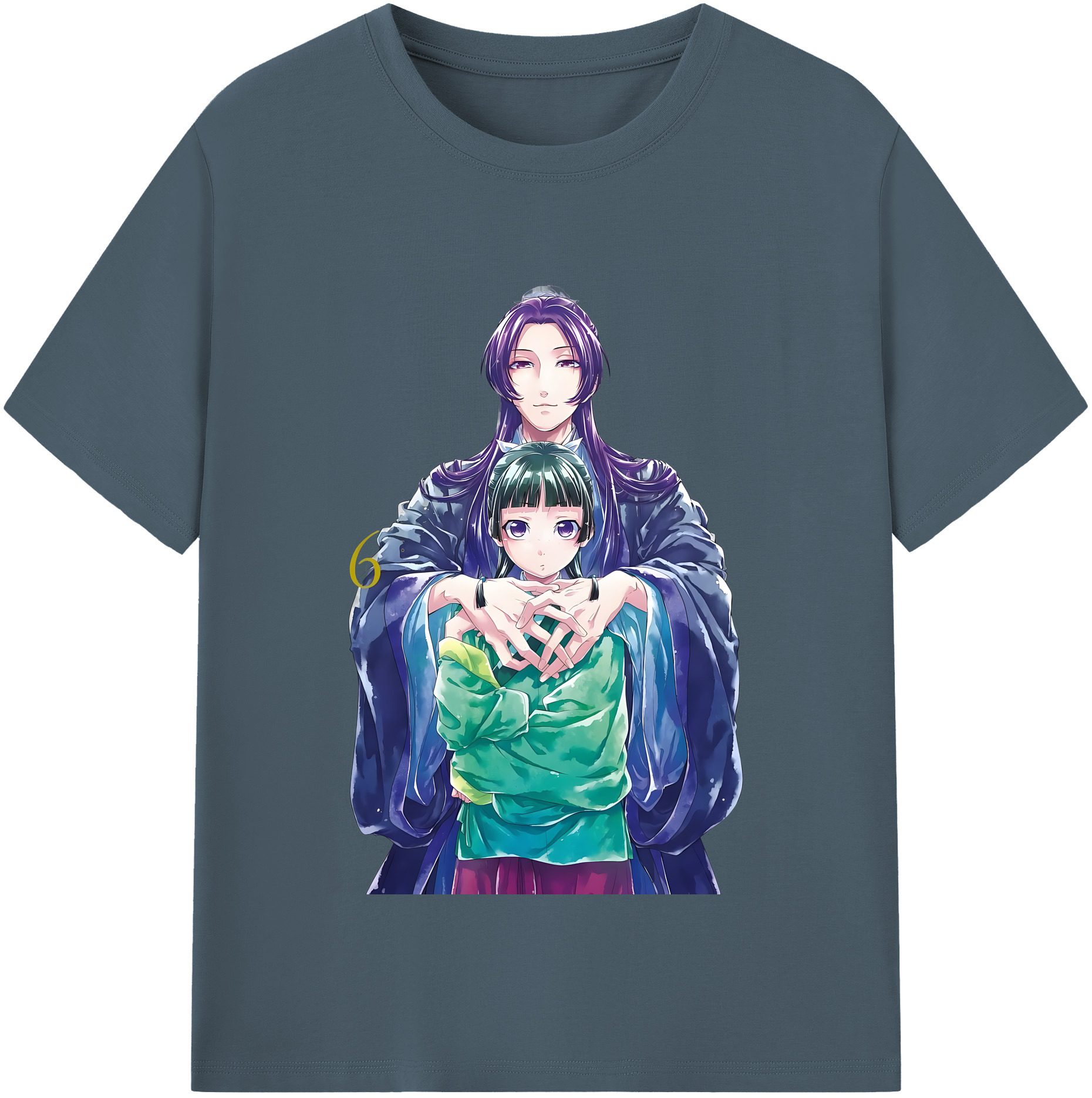 （画像用） 薬屋のひとりごと The Apothecary Diaries 綿100％半袖Tシャツ（フロントプリント）